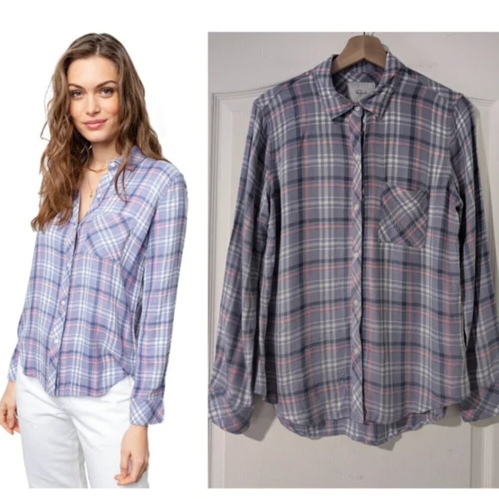 Rails | Hunter Plaid Shirt In Coast Peony